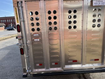 New 2025 Merritt Livestock Stock Trailer 94x32 Triple Axle