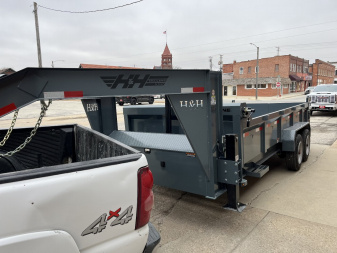 New 2025 H&H Trailers 83x16 Industrial Dump Trailer-17,6 K Telescopic I-Beam