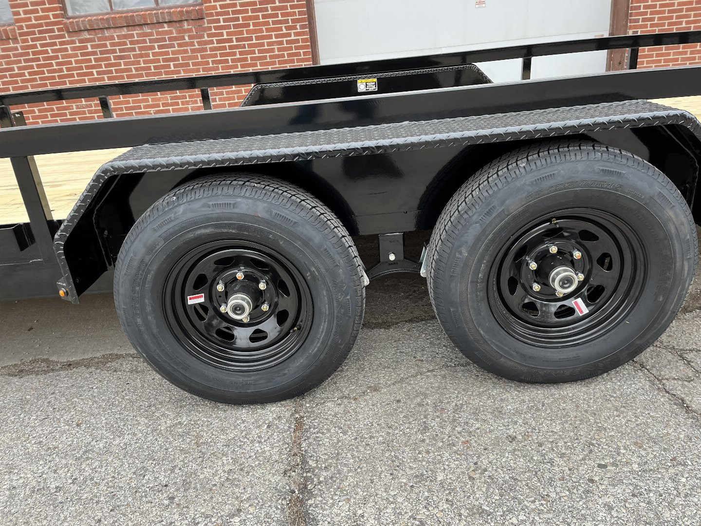 New 2025 H&H Trailers 82" x 20' TA 10K Rail SideUtility Trailer