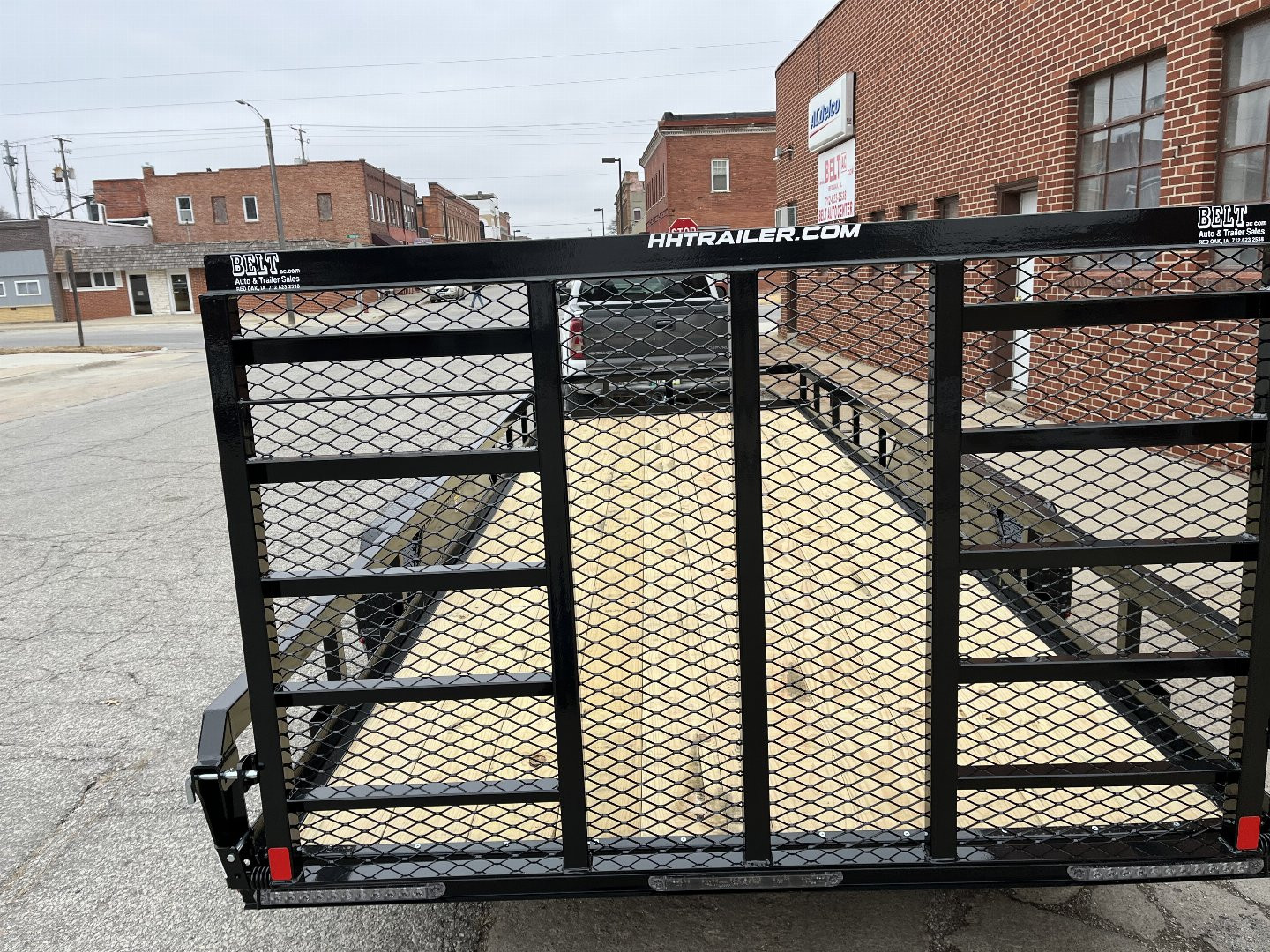 New 2025 H&H Trailers 82" x 20' TA 10K Rail SideUtility Trailer