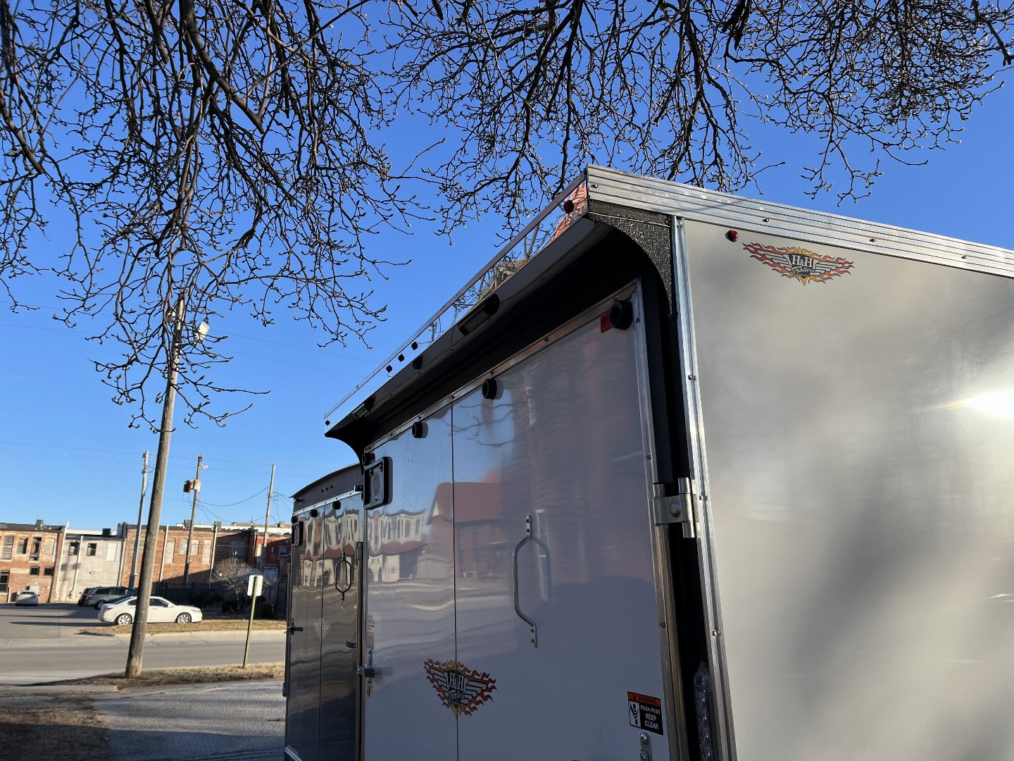 New 2025 H&H Trailers 8'5" x 16' 10K Cargo / Enclosed Trailer