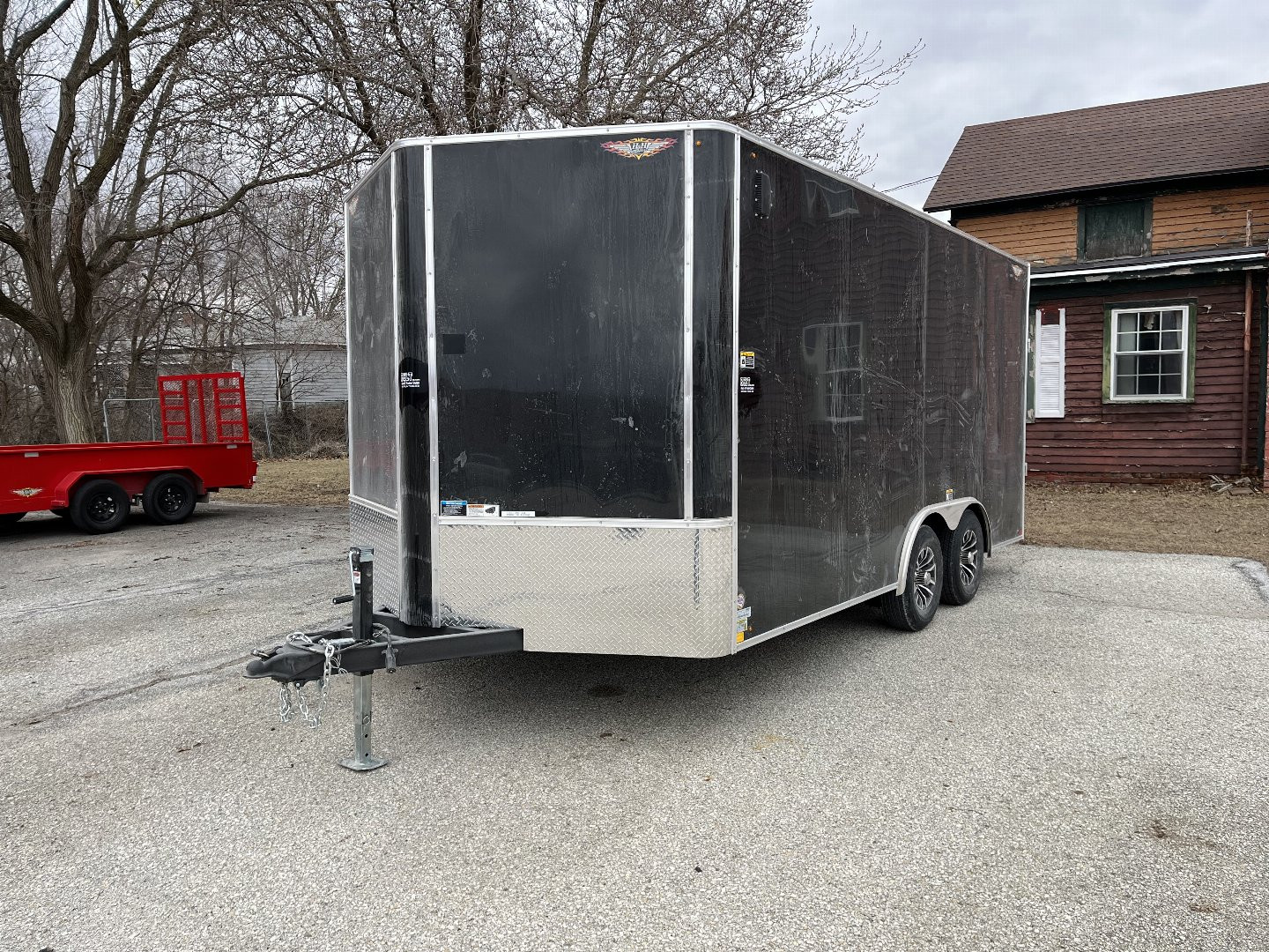 New 2025 H&H 8'5" x 16' 10K Cargo Trailer