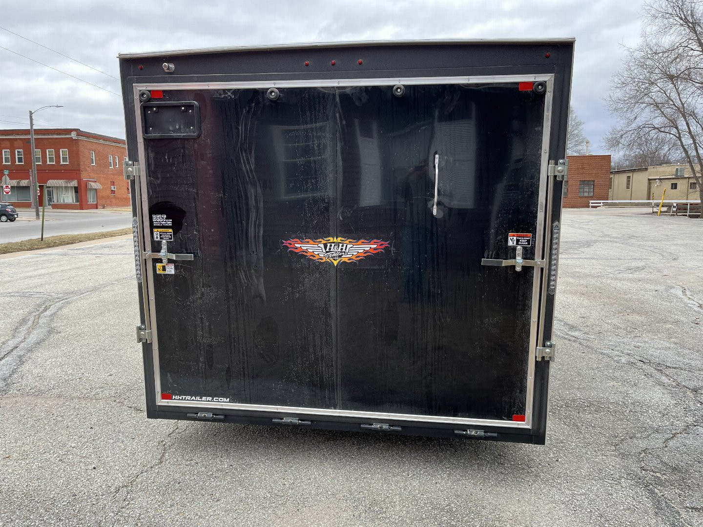 New 2025 H&H 8'5" x 16' 10K Cargo Trailer