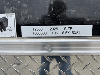 New 2025 H&H 8'5" x 16' 10K Cargo Trailer