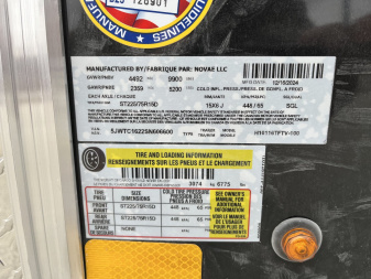 New 2025 H&H 8'5" x 16' 10K Cargo Trailer