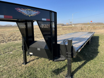 New 2025 H&H Deckover Hyd Tail Deckover Trailer