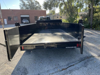 New 2024 H and H Trailer 83X14 Topline Telescopic I-Beam Dump Trailer  15.4K