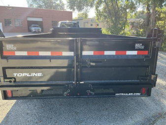 New 2024 H and H Trailer 83X14 Topline Telescopic I-Beam Dump Trailer  15.4K