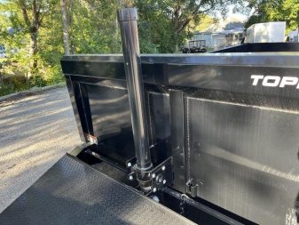 New 2024 H and H Trailer 83X14 Topline Telescopic I-Beam Dump Trailer  15.4K