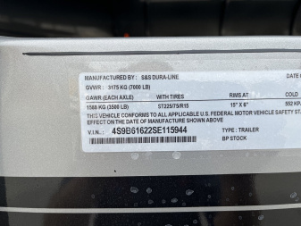 New 2025 S & S Dura Line Stock / Stock Combo Trailer