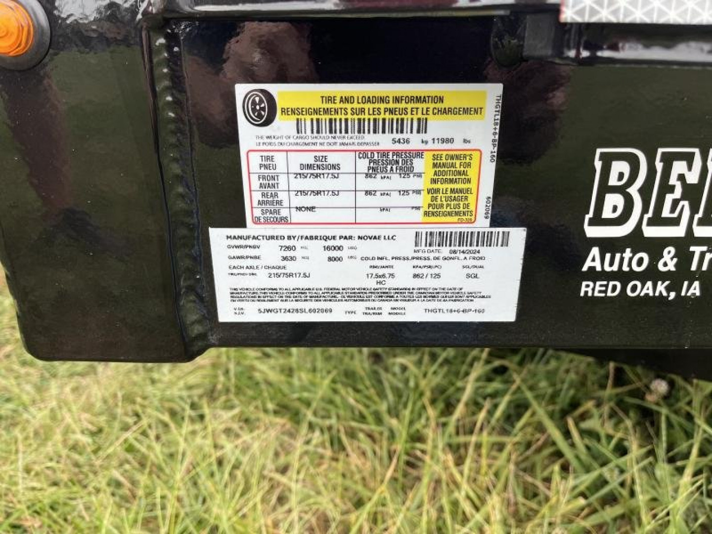 New 2025 H&H Trailers Gravity Tilt Equipment Trailer