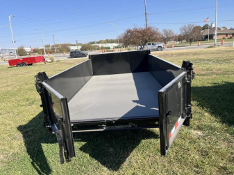 New 2025 H and H Trailer 76x12 Utility Dump Trailer  10K Single Ram