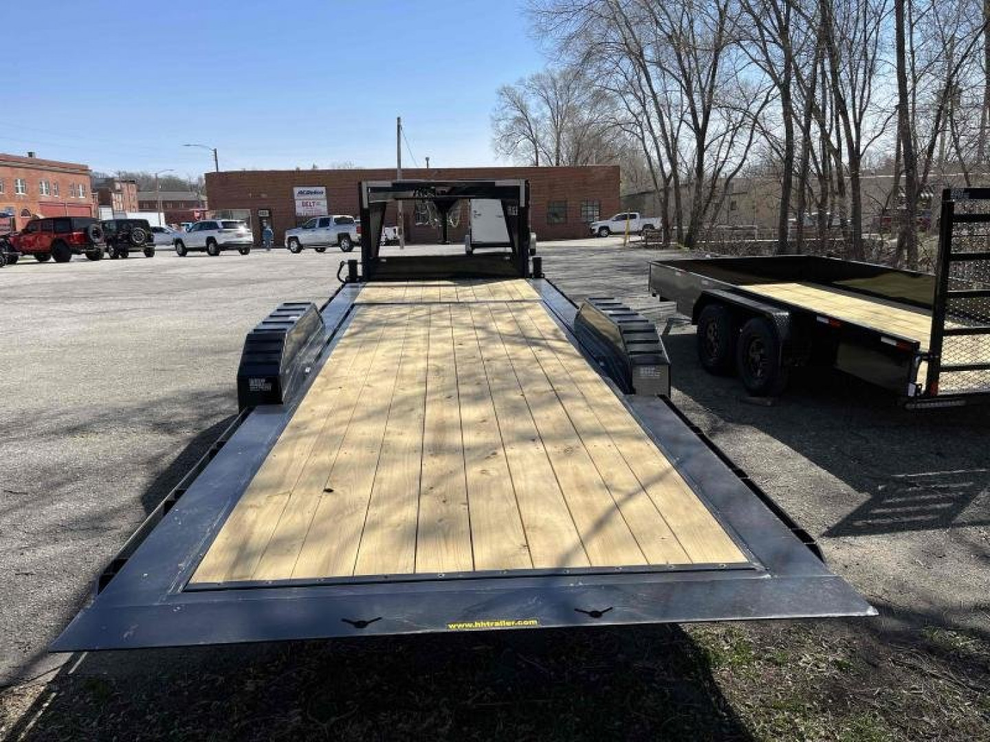 New 2024 H and H Trailer 82x18+6 Gooseneck Gravity Tilt Equipment Trailer  16K