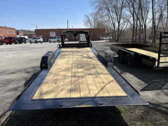 New 2024 H and H Trailer 82x18+6 Gooseneck Gravity Tilt Equipment Trailer  16K