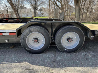 New 2024 H and H Trailer 82x18+6 Gooseneck Gravity Tilt Equipment Trailer  16K