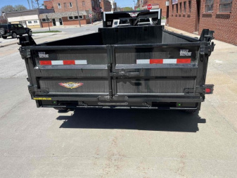 New 2024 H and H Trailer 83x14 Industrial Gooseneck Dump Trailer  14K Scissor