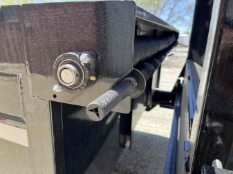 New 2024 H and H Trailer 83x14 Industrial Gooseneck Dump Trailer  14K Scissor