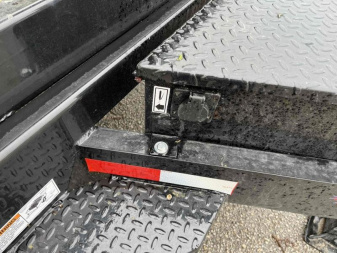 New 2024 H and H Trailer 102x24 Power Tilt Bumper Pull Deckover Trailer  17.6K