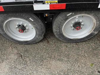 New 2024 H and H Trailer 102x24 Power Tilt Bumper Pull Deckover Trailer  17.6K