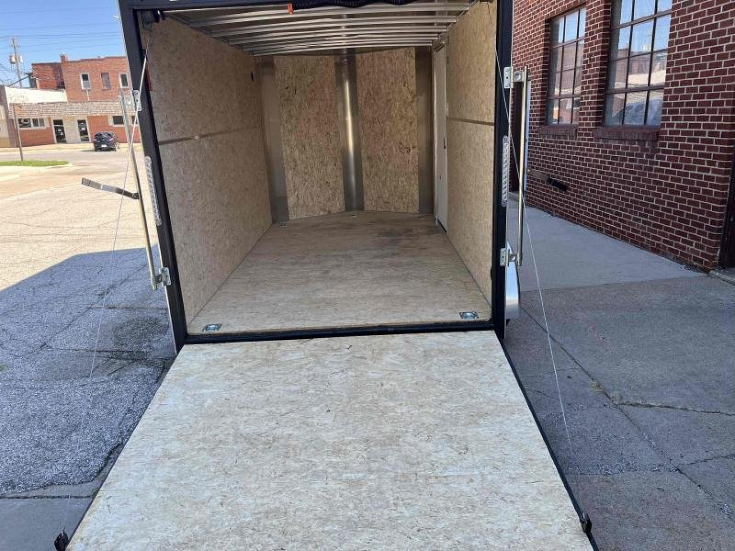 New 2025 H and H Trailer 7x12 HH Series Flat Top V-Nose Enclosed Cargo Trailer  7K Tandem