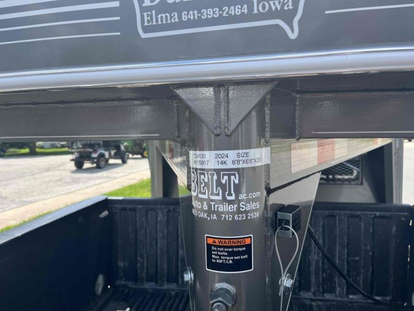 New 2024 SS Duraline Livestock Gooseneck 6'8 x6'6 x20' 14K Center Gate Vents Spare Rubber Bumper Stock / Stock Combo Trailer