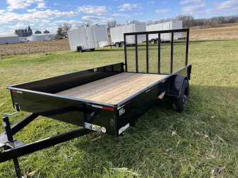 New 2025 H and H Trailer 82x12 Solid Side Utility Trailer  5K Brake