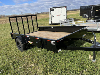 New 2025 H and H Trailer 82x12 Solid Side Utility Trailer  5K Brake