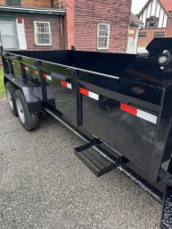 New 2025 H and H Trailer 83 x 16 Topline Gooseneck Telescoping I-Beam Dump 17.6K