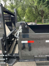 New 2025 H and H Trailer 83 x 16 Topline Gooseneck Telescoping I-Beam Dump 17.6K