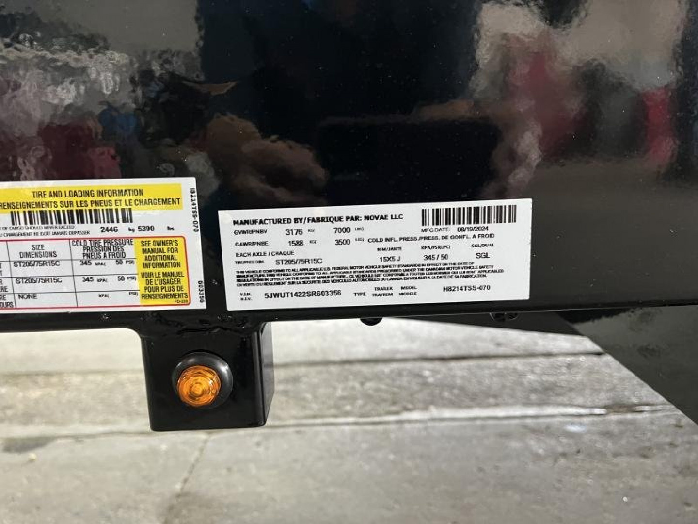 New 2025 H and H Trailer 82x14 Solid Side Utility Trailer  7K Tandem