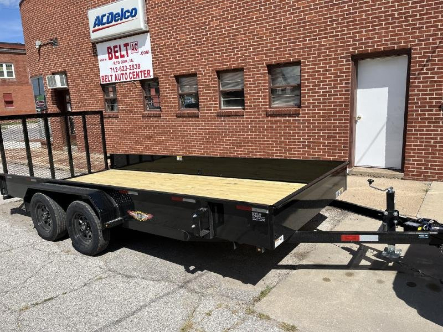 New 2025 H and H Trailer 82x14 Solid Side Utility Trailer  7K Tandem