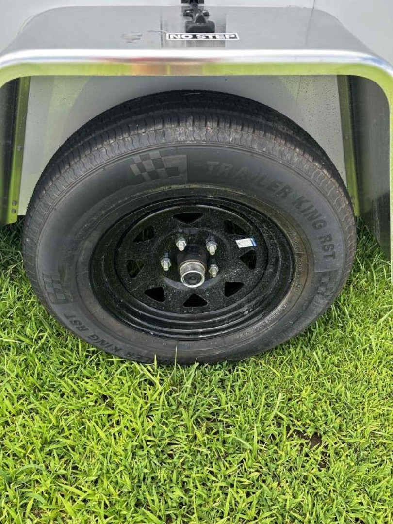 New 2023 H and H Trailer 6x12 HH Series Flat Top V-Nose Enclosed Cargo Trailer  3K Idler