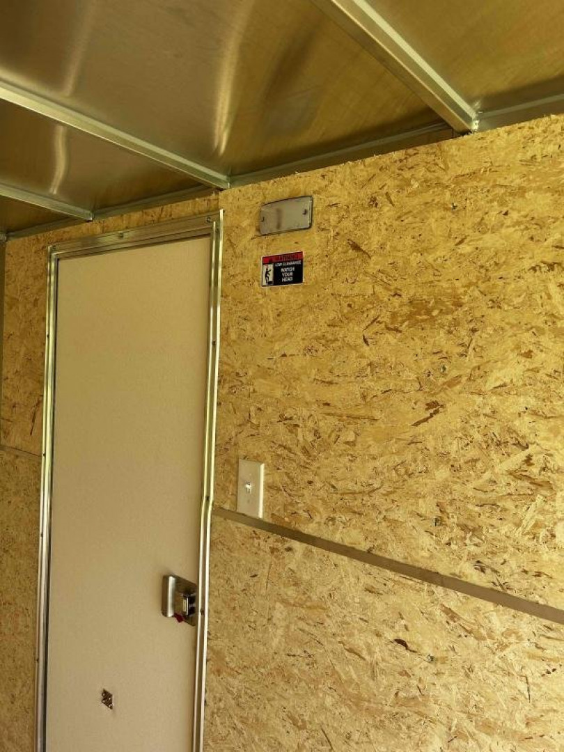 New 2023 H and H Trailer 6x12 HH Series Flat Top V-Nose Enclosed Cargo Trailer  3K Idler