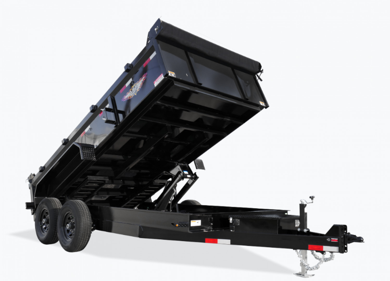 New 2024 H and H Trailer 83x16 Industrial Dump Trailer  16K Scissor