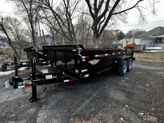 New 2024 H and H Trailer 83x16 Industrial Dump Trailer  16K Scissor
