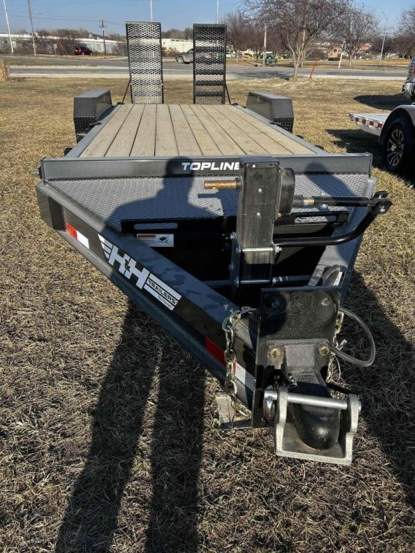 New 2024 H and H Trailer 8.5 x 20 (17+3) Topline I-Beam Industrial Equipment Trailer  17.6K