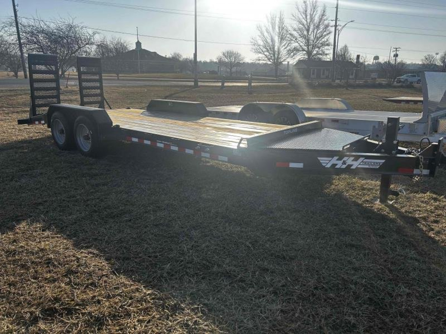 New 2024 H and H Trailer 8.5 x 20 (17+3) Topline I-Beam Industrial Equipment Trailer  17.6K