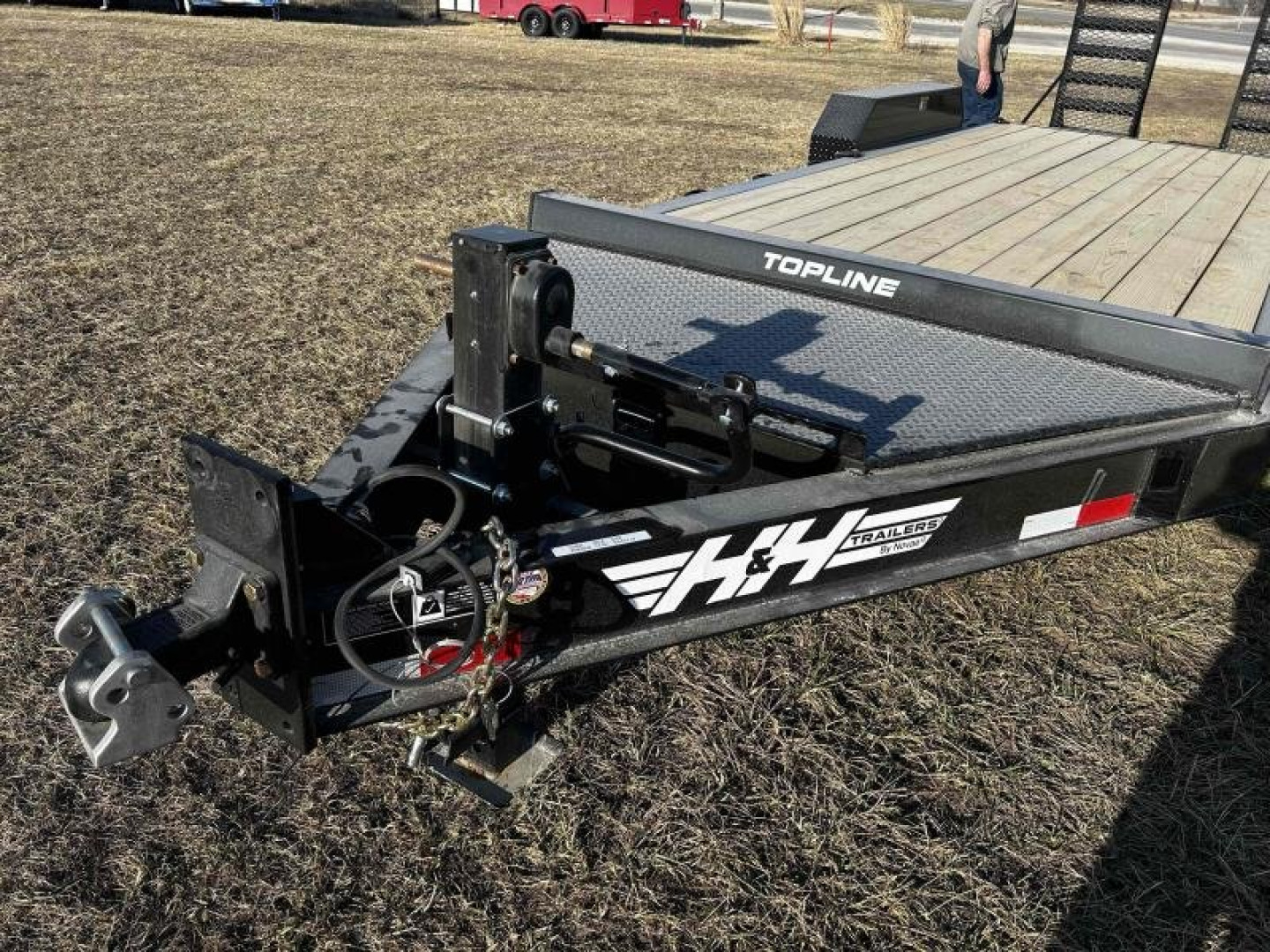 New 2024 H and H Trailer 8.5 x 20 (17+3) Topline I-Beam Industrial Equipment Trailer  17.6K