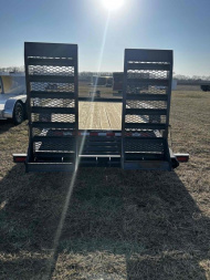 New 2024 H and H Trailer 8.5 x 20 (17+3) Topline I-Beam Industrial Equipment Trailer  17.6K