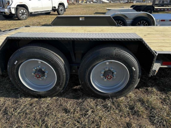 New 2024 H and H Trailer 8.5 x 20 (17+3) Topline I-Beam Industrial Equipment Trailer  17.6K
