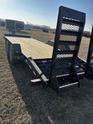 New 2024 H and H Trailer 8.5 x 20 (17+3) Topline I-Beam Industrial Equipment Trailer  17.6K