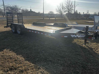 New 2024 H and H Trailer 8.5 x 20 (17+3) Topline I-Beam Industrial Equipment Trailer  17.6K
