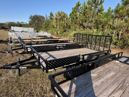 New 2025 Cam Superline 7X16 7K ATV Trailer