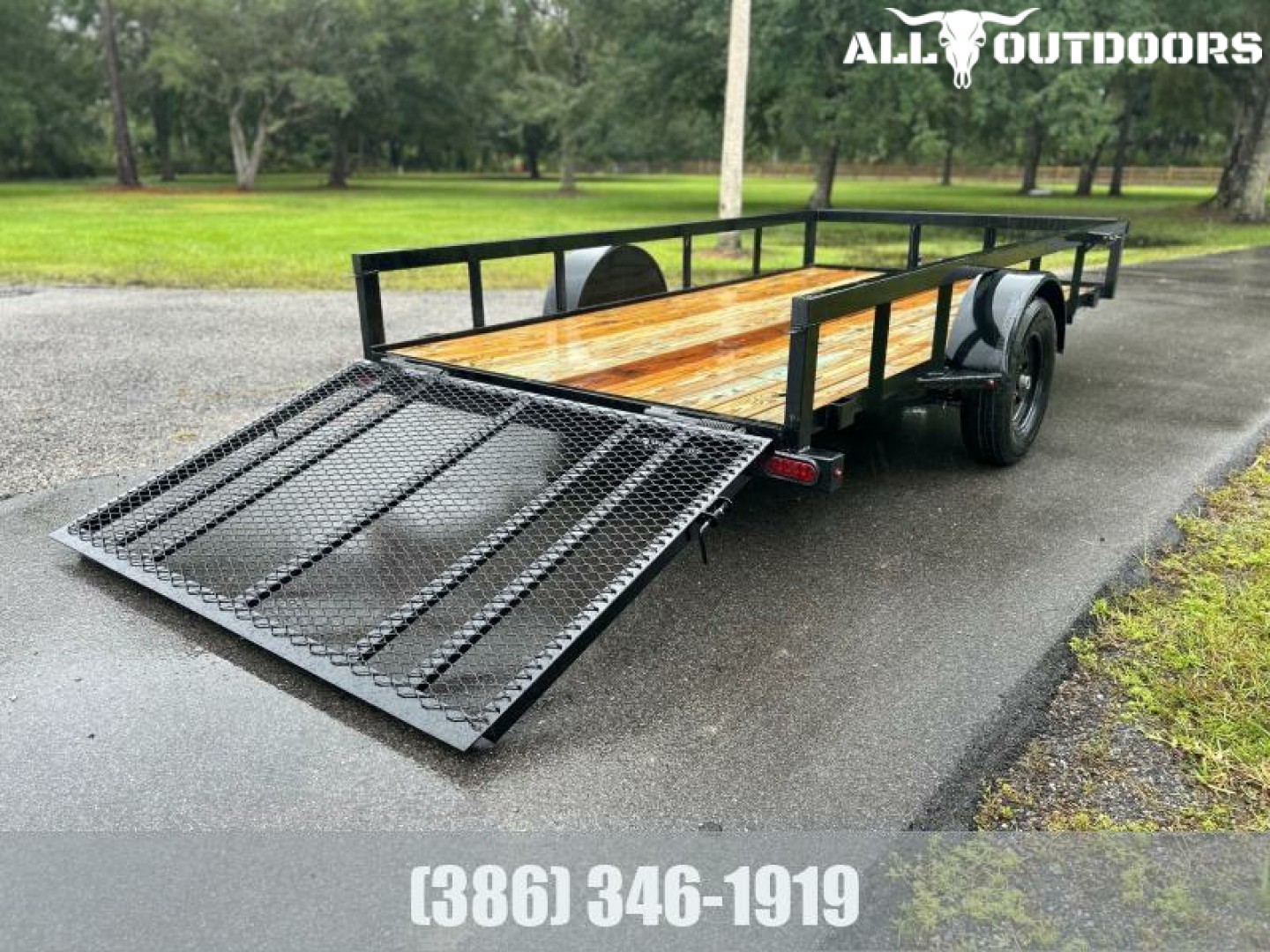 New 2025 Caliber Trailer Mfg 3K 6X12 Utility Trailer