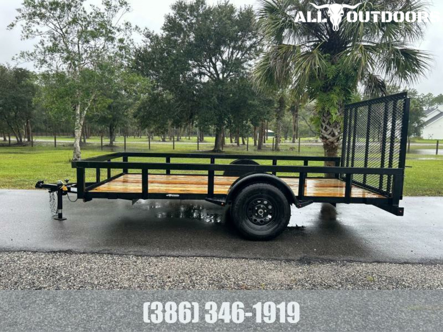 New 2025 Caliber Trailer Mfg 3K 6X12 Utility Trailer