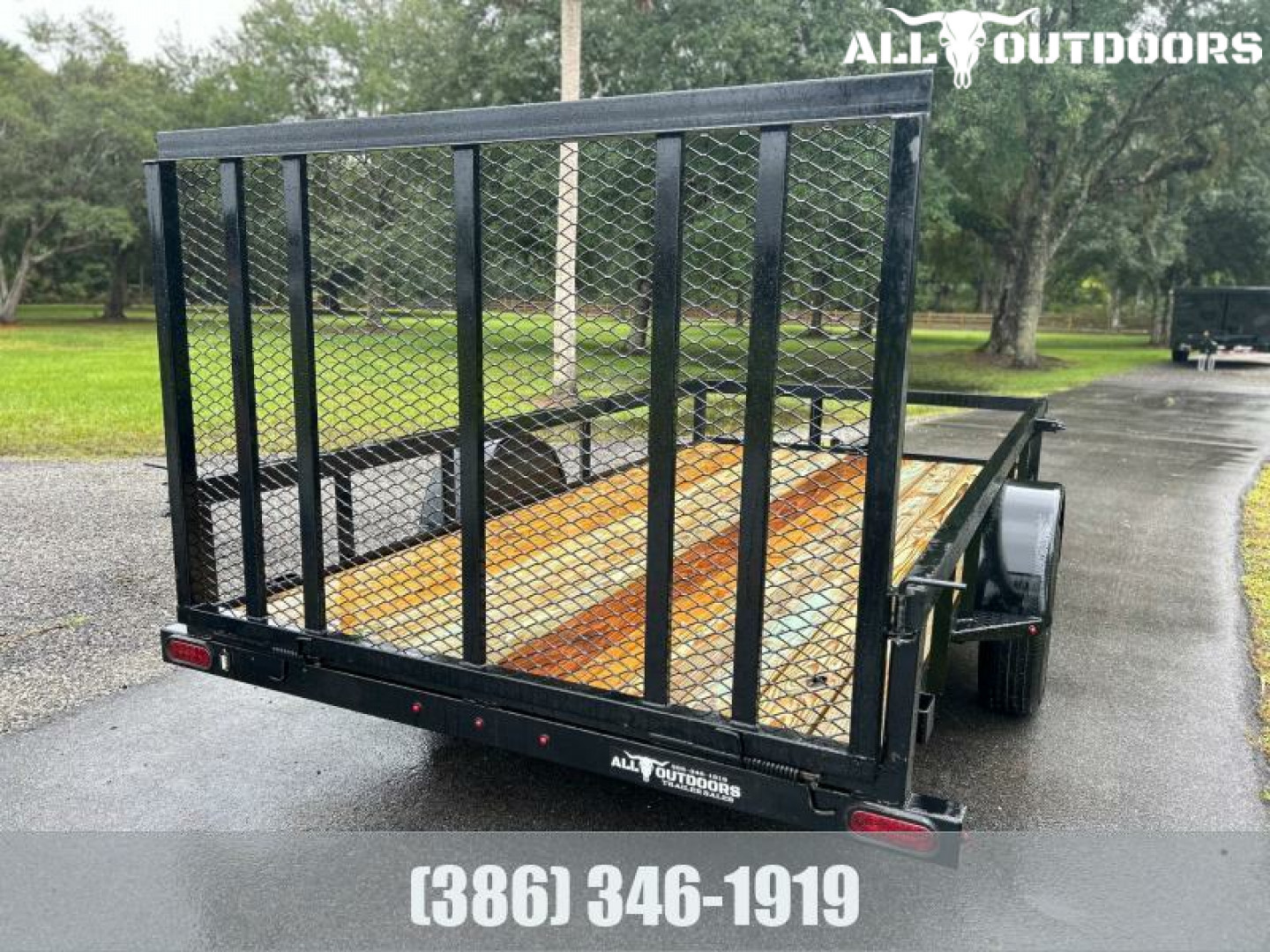 New 2025 Caliber Trailer Mfg 3K 6X12 Utility Trailer