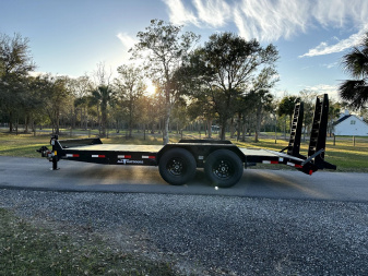 New 2025 Hillcrest Trailers 14K 7X16+2 (18') Equipment Trailer