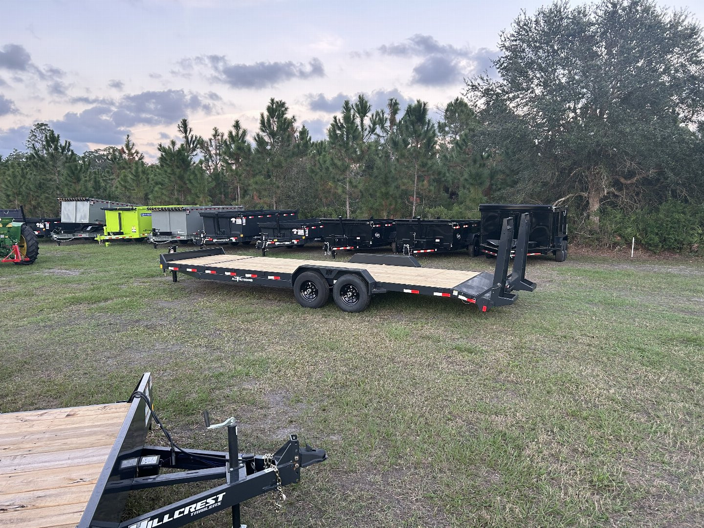 New 2025 Hillcrest Trailers 14K 24+2 Equipment Trailer