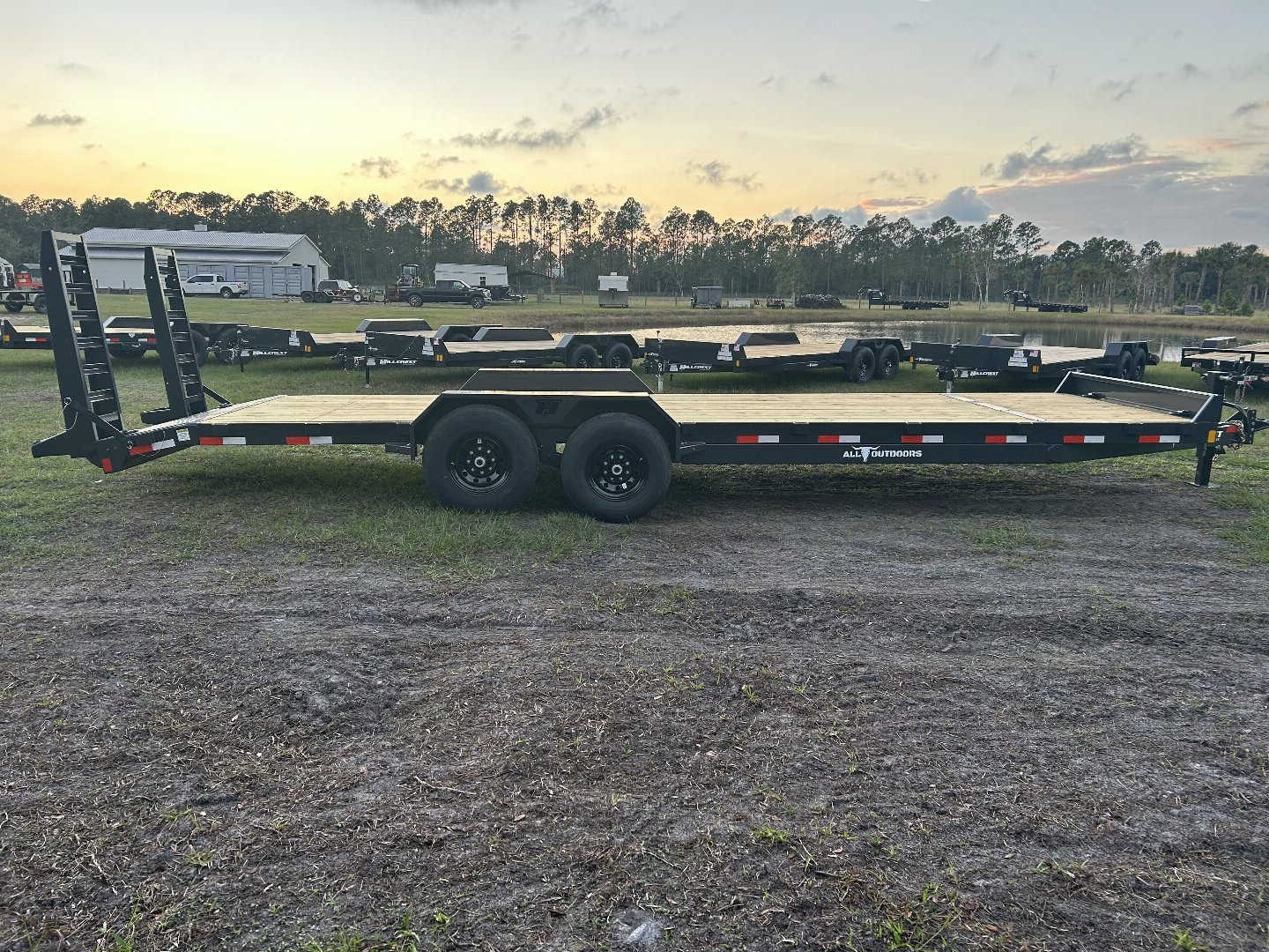 New 2025 Hillcrest Trailers 14K 24+2 Equipment Trailer