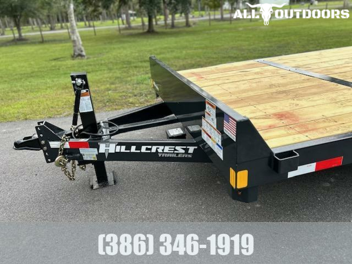 New 2025 Hillcrest Trailers 14K 22+2 Equipment Trailer